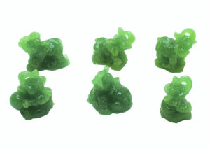 Elephant Jade Colour Resin Small 5cm X6
