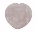 Worry Stone Heart Rose Quartz