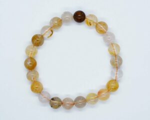 Bracelet 8mm Bead Gold Healer