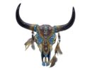 Bull Head With Turquoise Stone