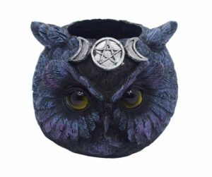 Owl With Ears T-Light Holder