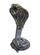 Snake Silver 18 X 17 X33 cm