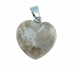Pendant Heart Cherry Agate 2cm