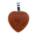 Pendant Heart Orange Aven 2cm