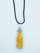 Necklace Bottle Chip Yellow Jade