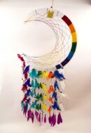 Dream Catcher Moon Rainbow 16cm
