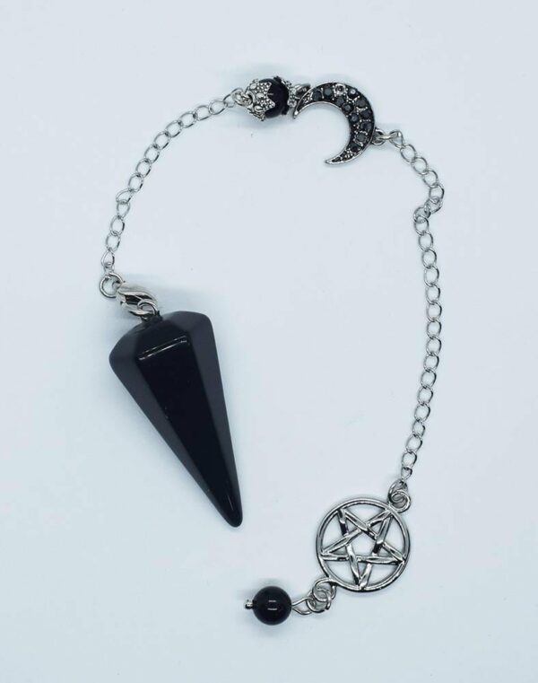 Pendulum Pentagram Obsidian