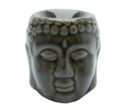Oil Burner Buddha Green 8cm