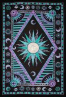 Bedspread Double Sun Turquoise