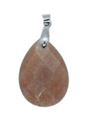 Pendant Drop Peach Moonstone