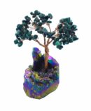 Tree Chip Malachite On Rainbow Aura