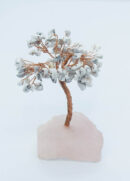 Tree Chip White Howlite On Rose Quartz