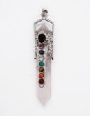 Pendant Wand Rose Q Chakra