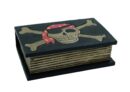Wooden Pirate Box Book H7cmxW24cmxD15cm