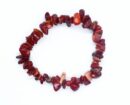 Bracelet Chip Red Coral 7 Inch