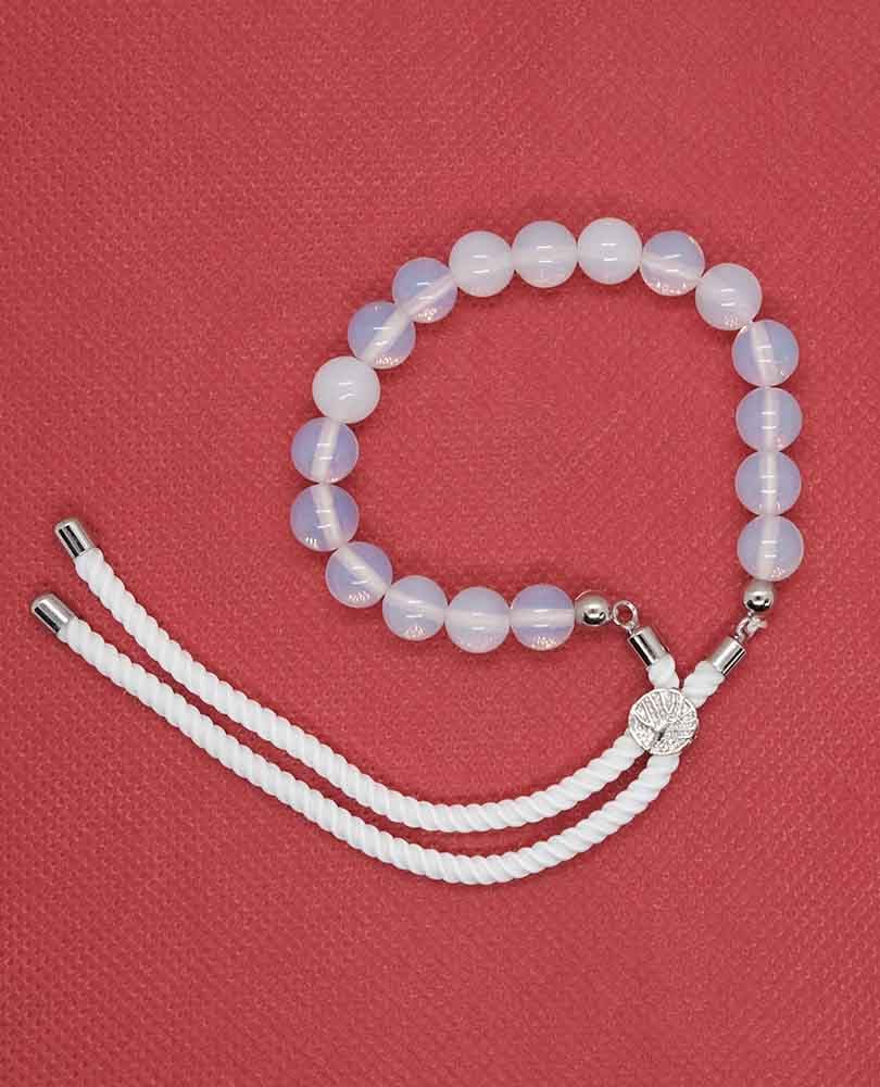 Bracelet Adj Bead Opalite