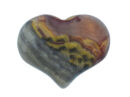 Heart Crazy Lace Agate 25x21mm