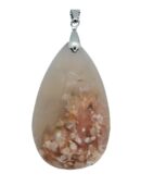 Pendant Flower Agate Large