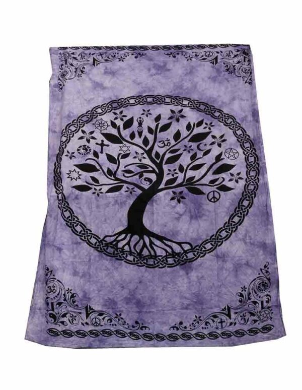 Bedspread Double TOL Purple