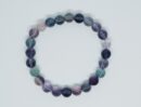 Bracelet 8mm Bead Purple Fluorite