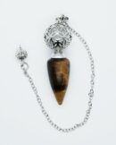 Pendulum Ball Tiger Eye Wand