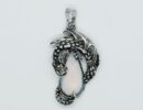 Pendant Dragon On Drop Opalite