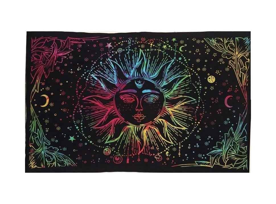 Bedspread Double Sun Multi