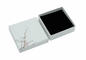 Box Bracelet White Flower 12pcs