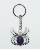 Keyring Amethyst Spider