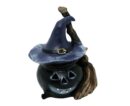 Wizard With Hat And Broom LED