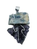Pendant Wired Amethyst Kyanite
