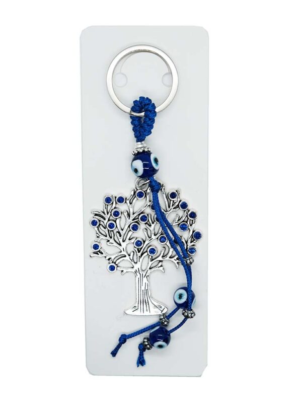 Keyring Evil Eye Tree of Life