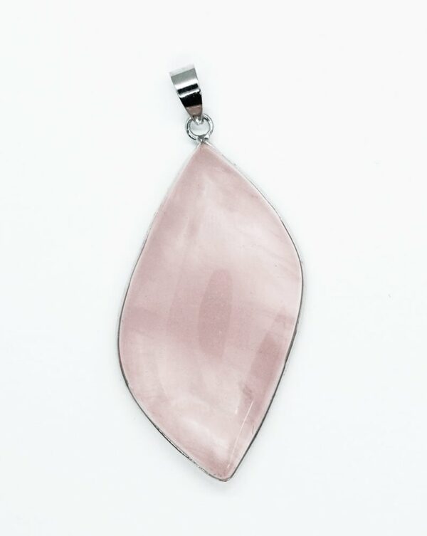 Pendant Rose Quartz Caged