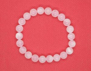 Bracelet 8mm Bead Mangano Calcite