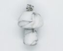 Pendant Mushroom White Howlite