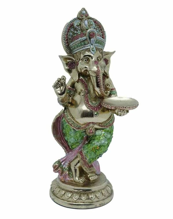 Ganesh T-Light Holder 14"