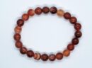 Bracelet Stripe Agate Carnelian