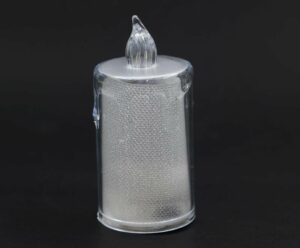 LED Candle Acrylic Drip 3.8X8cm