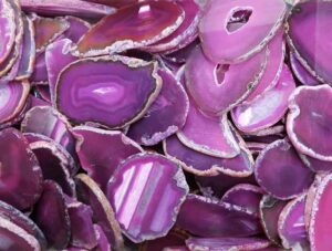 Stone Agate Slice Pink 4-6cm