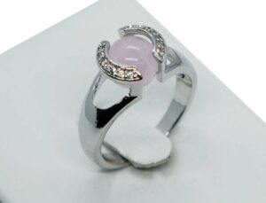 Ring Round Rose Quartz