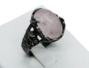 Ring Oval Rose Quartz