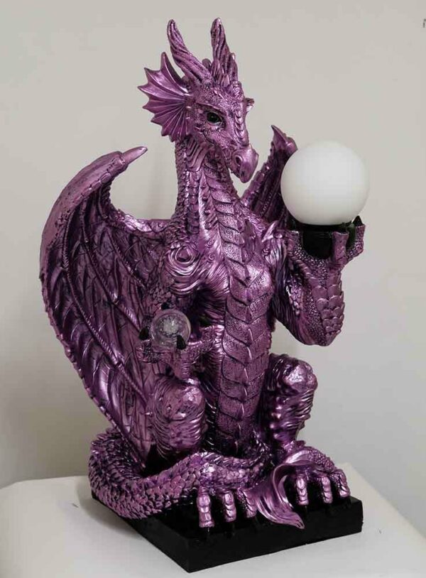 Dragon Lamp Purple COLLECTION ONLY