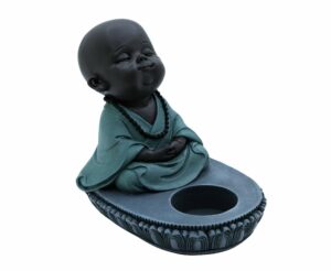 Buddha T-light Holder 14X12cm
