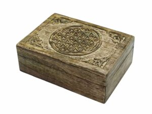 Box Rectangle Flower of Life 7X5"