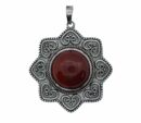 Pendant Flower Carnelian