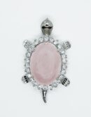 Pendant Turtle Rose Quartz