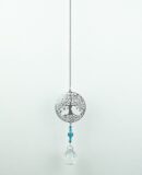 Suncatcher Tree of Life With Blue Beads