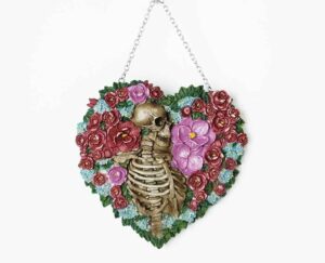 Hanging Skeleton In Flowers