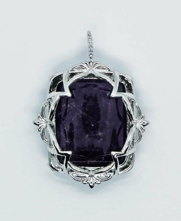 Pendant Oval Amethyst