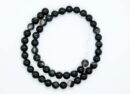String Bead 8mm Agate Black
